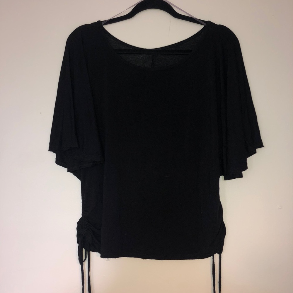 Black adjustable shirt